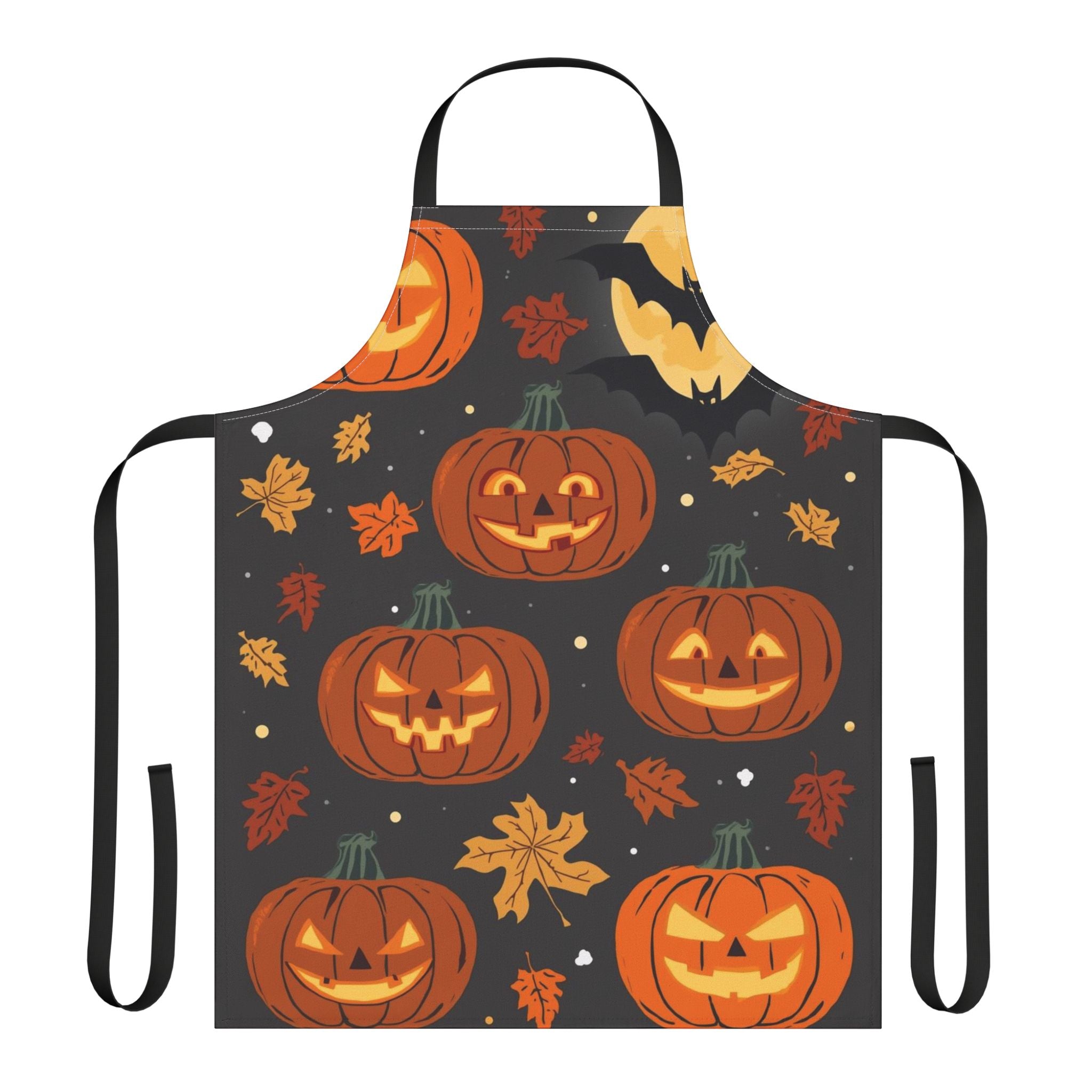Halloween Apron – Festive Apron for Baking, Cooking, and Halloween Parties