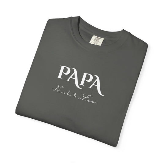 Custom Dad Shirt – Comfort Color Tee for Father’s Day or Birthday – Best Dad Ever, Trendy Dada T-Shirt