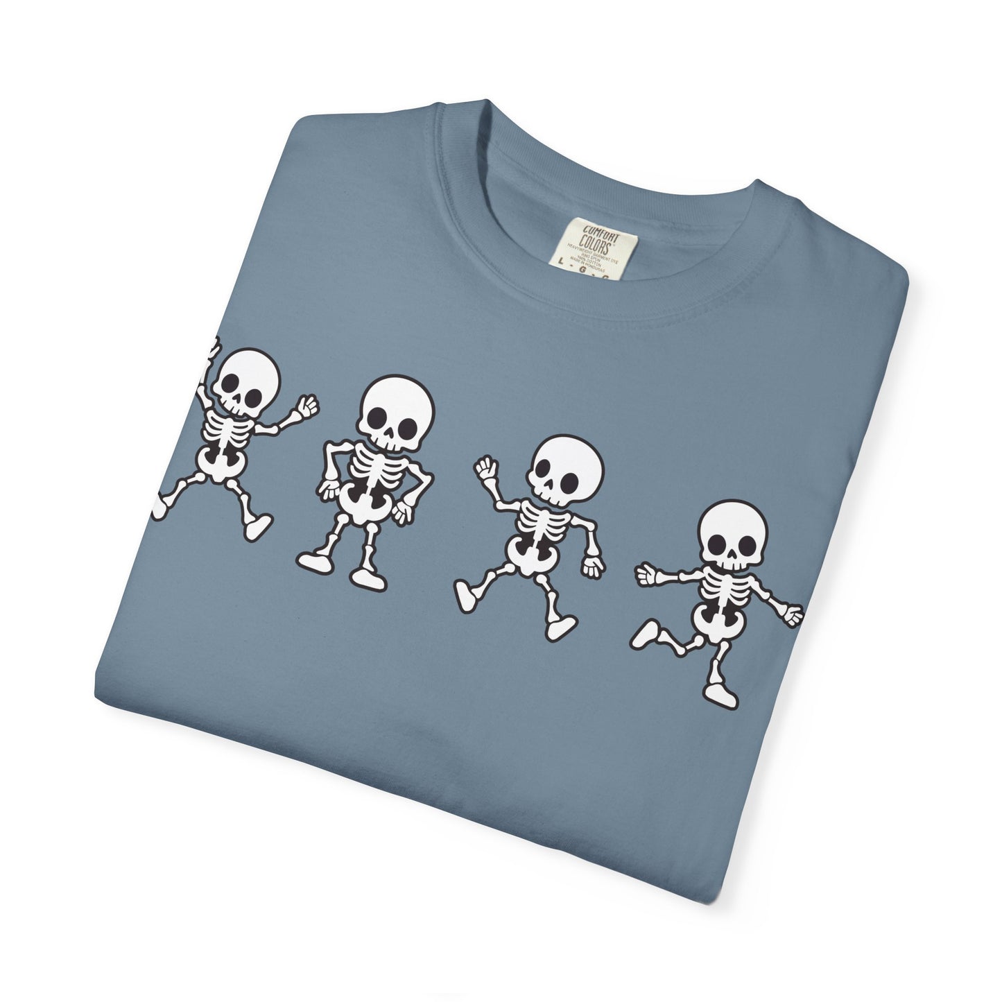 Dancing Skeletons Halloween T-Shirt – Fun Spooky Graphic Tee for Adults & Teens