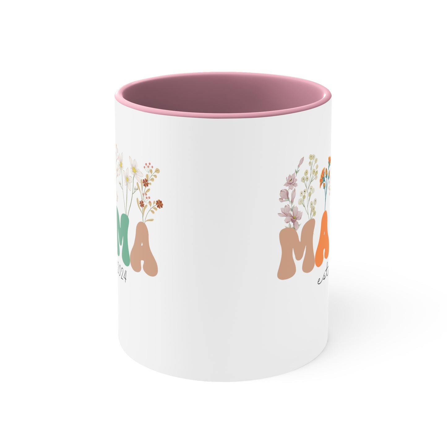 Mama Est 2024 Mug, Custom Birthday Mug for Mom