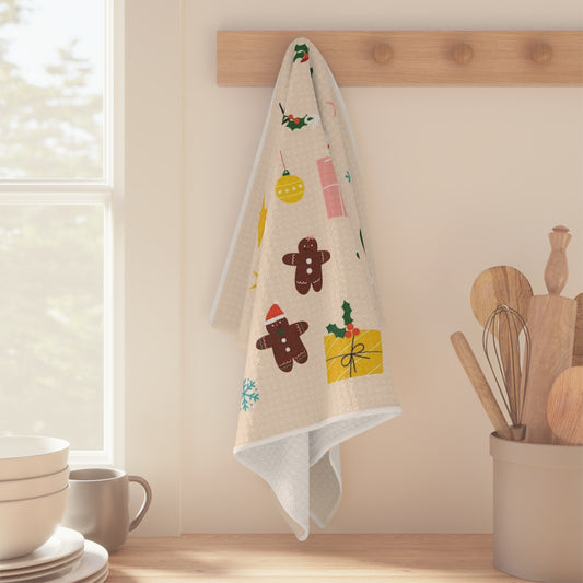 Christmas Soft Micro-Polyester Kitchen Tea Towel