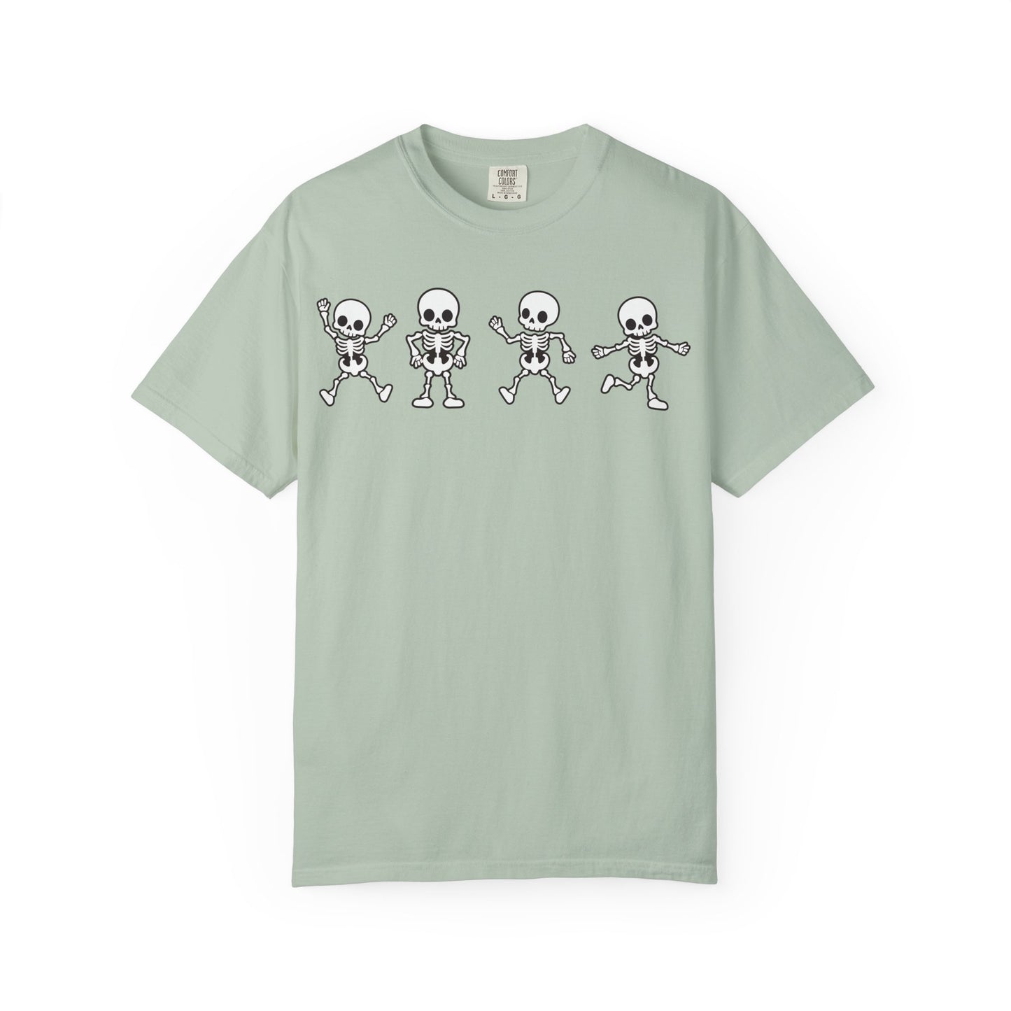 Dancing Skeletons Halloween T-Shirt – Fun Spooky Graphic Tee for Adults & Teens