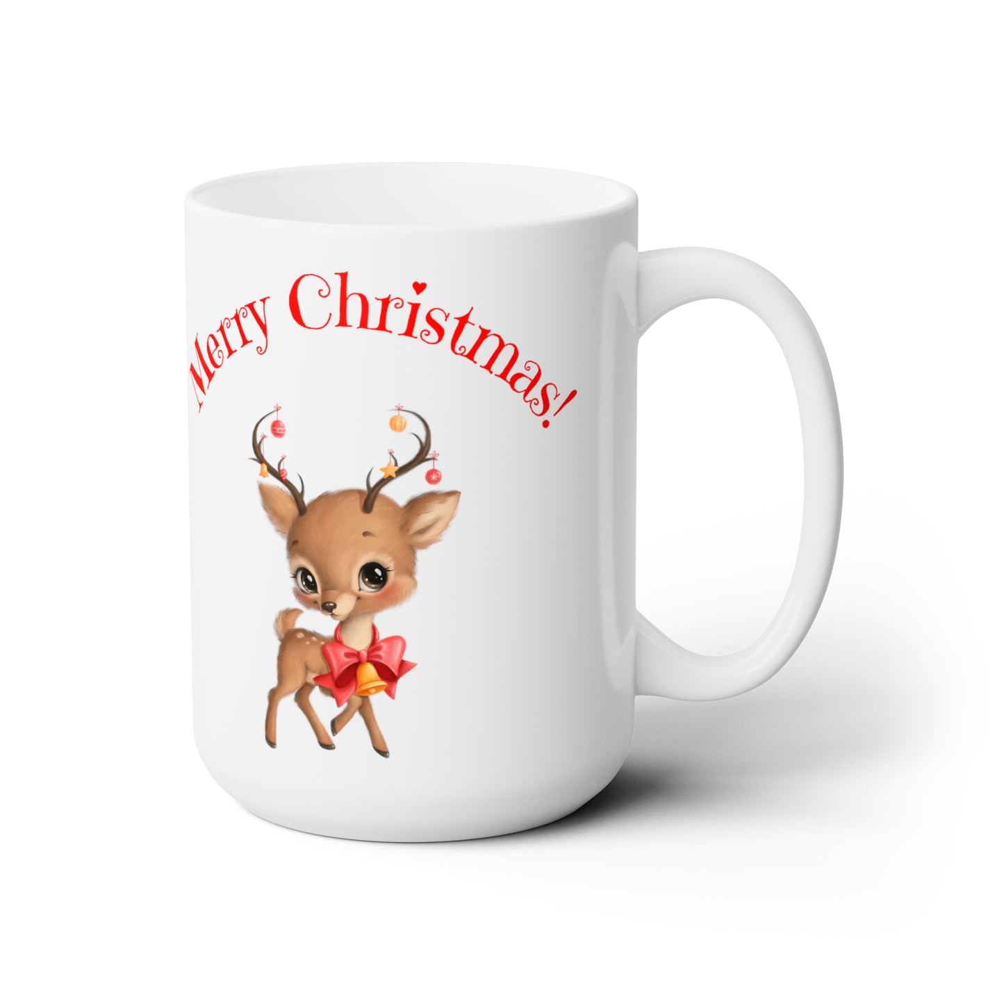 Merry Christmas Theme Mug, Ceramic, 15oz