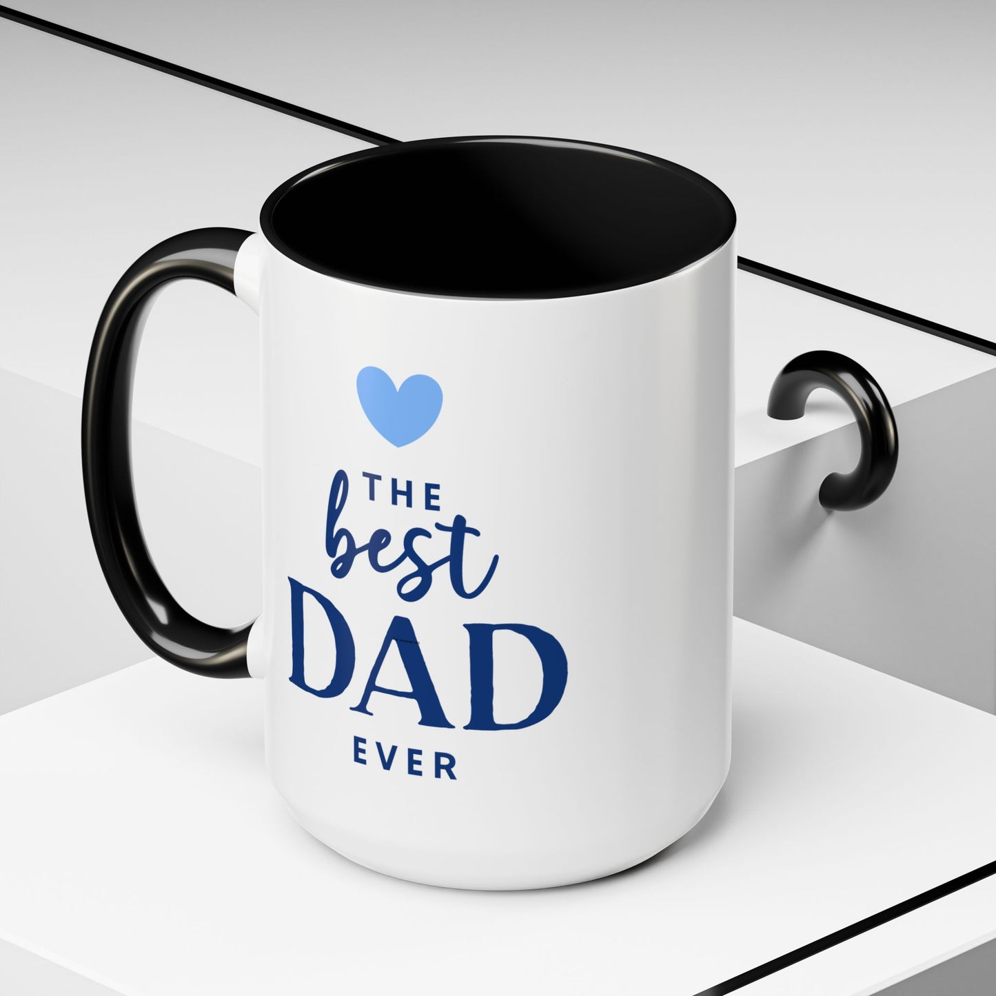 Best Dad Ever Coffee Mug – Personalized Father’s Day Gift for New Parent & Grandparent – 11oz, 15oz