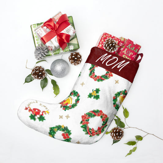 Custom Name Holiday Stocking – Stylish Décor for Christmas Morning
