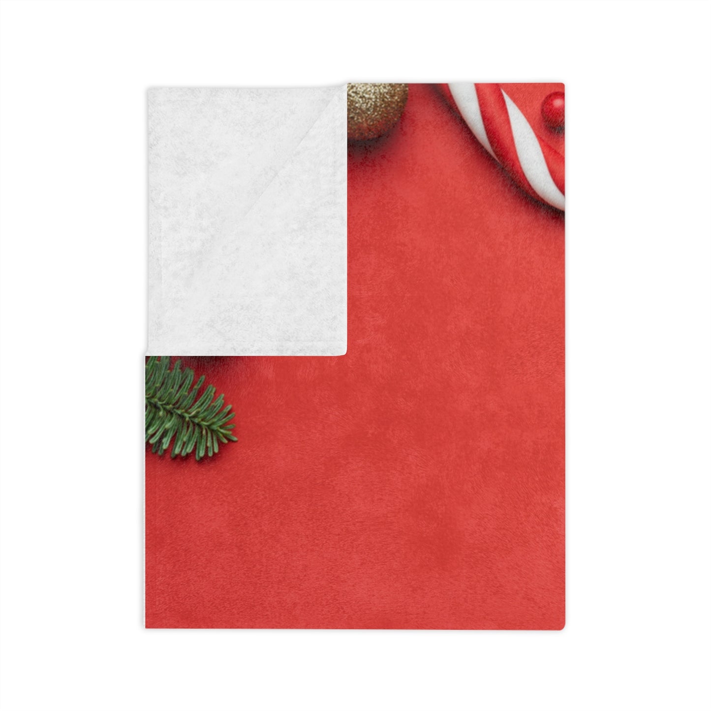 Merry Christmas, Spread Love and Joy Printed Velveteen Minky Blanket