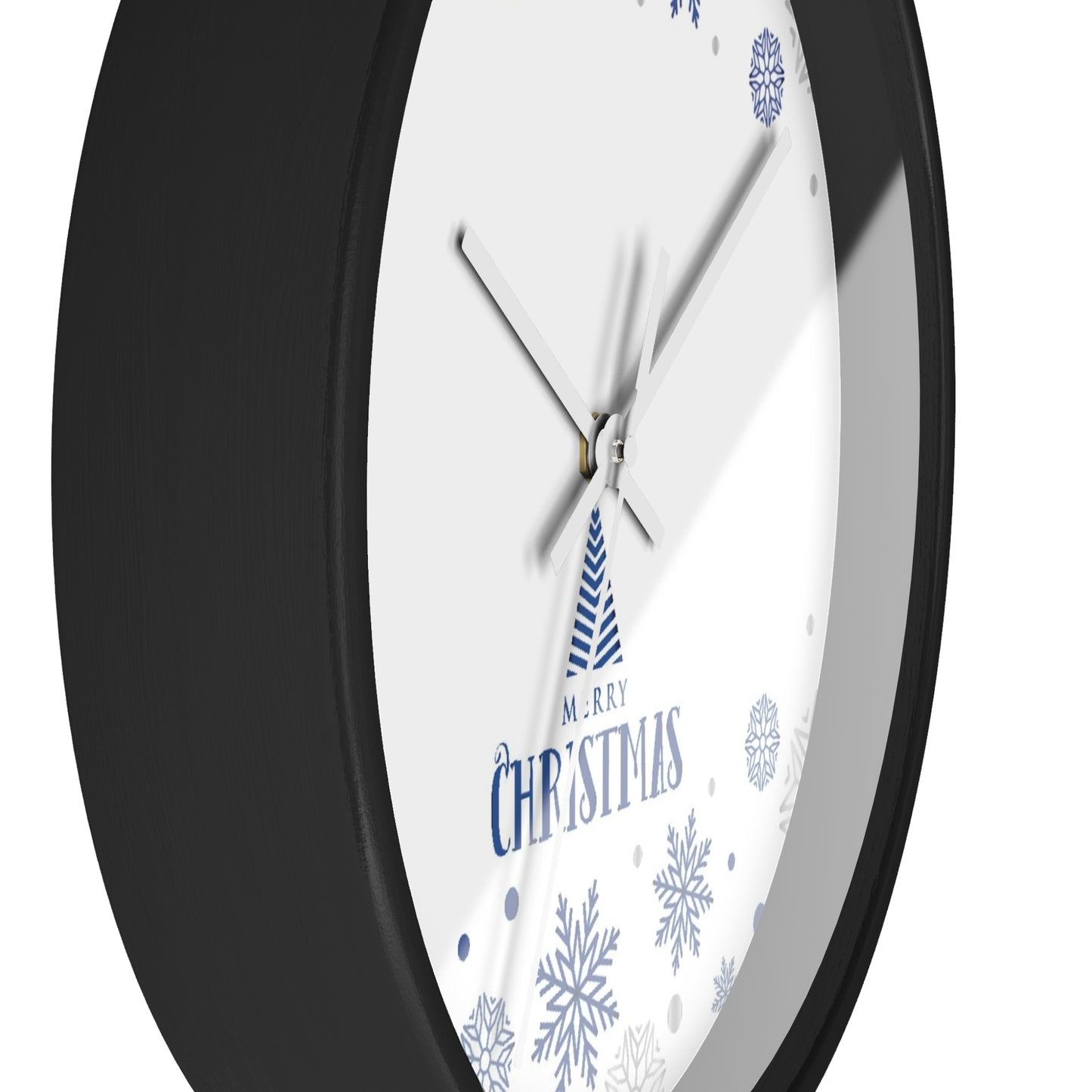 White Christmas Wall Clock