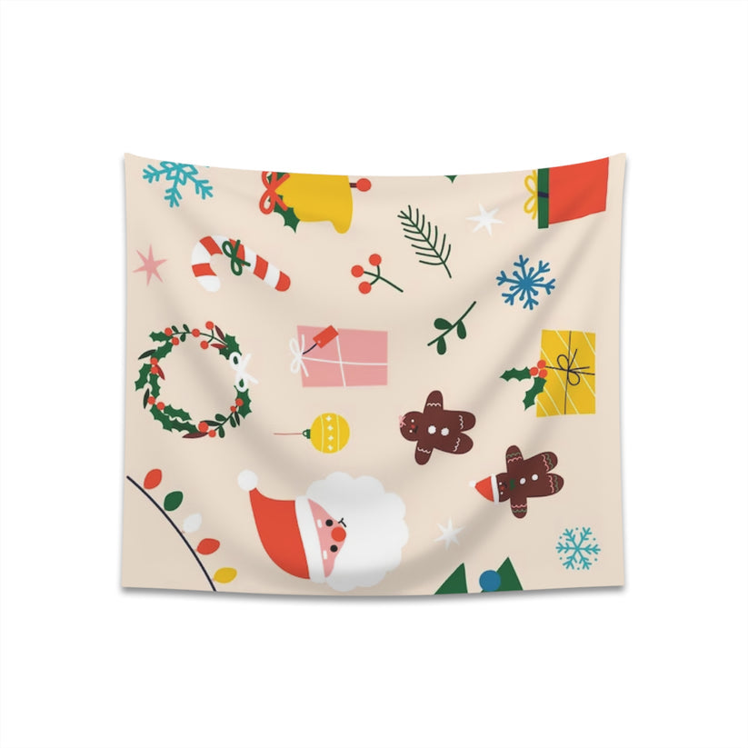 Christmas Printed Wall Tapestry