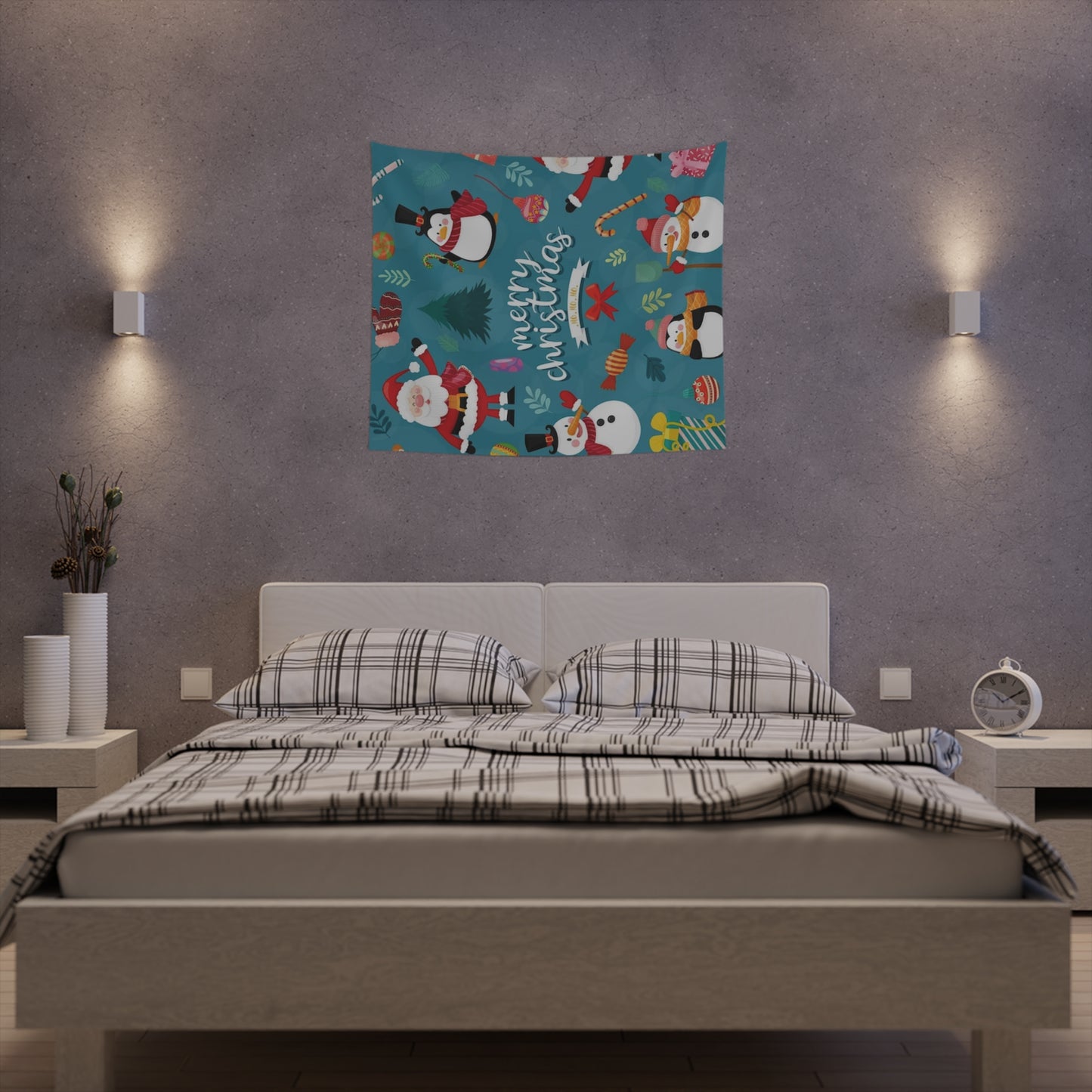 Christmas Printed Wall Tapestry