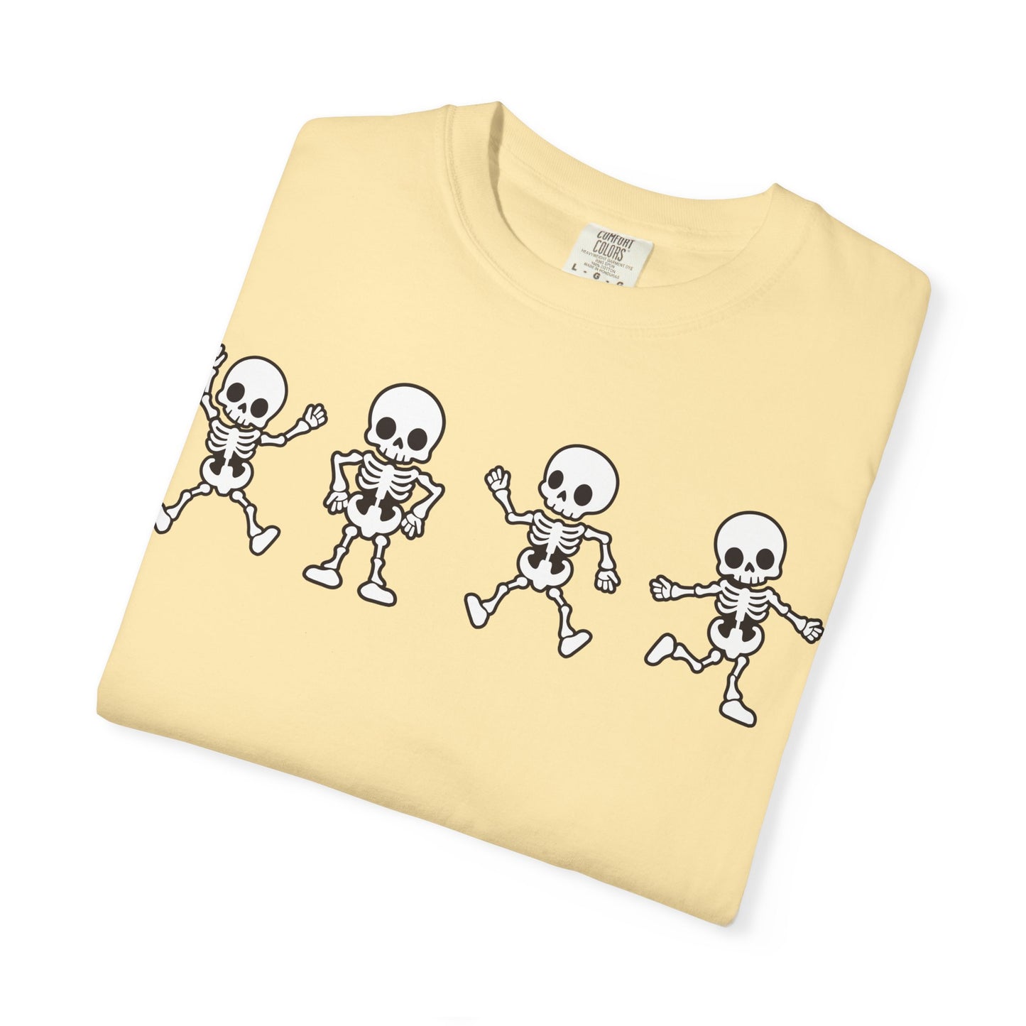 Dancing Skeletons Halloween T-Shirt – Fun Spooky Graphic Tee for Adults & Teens