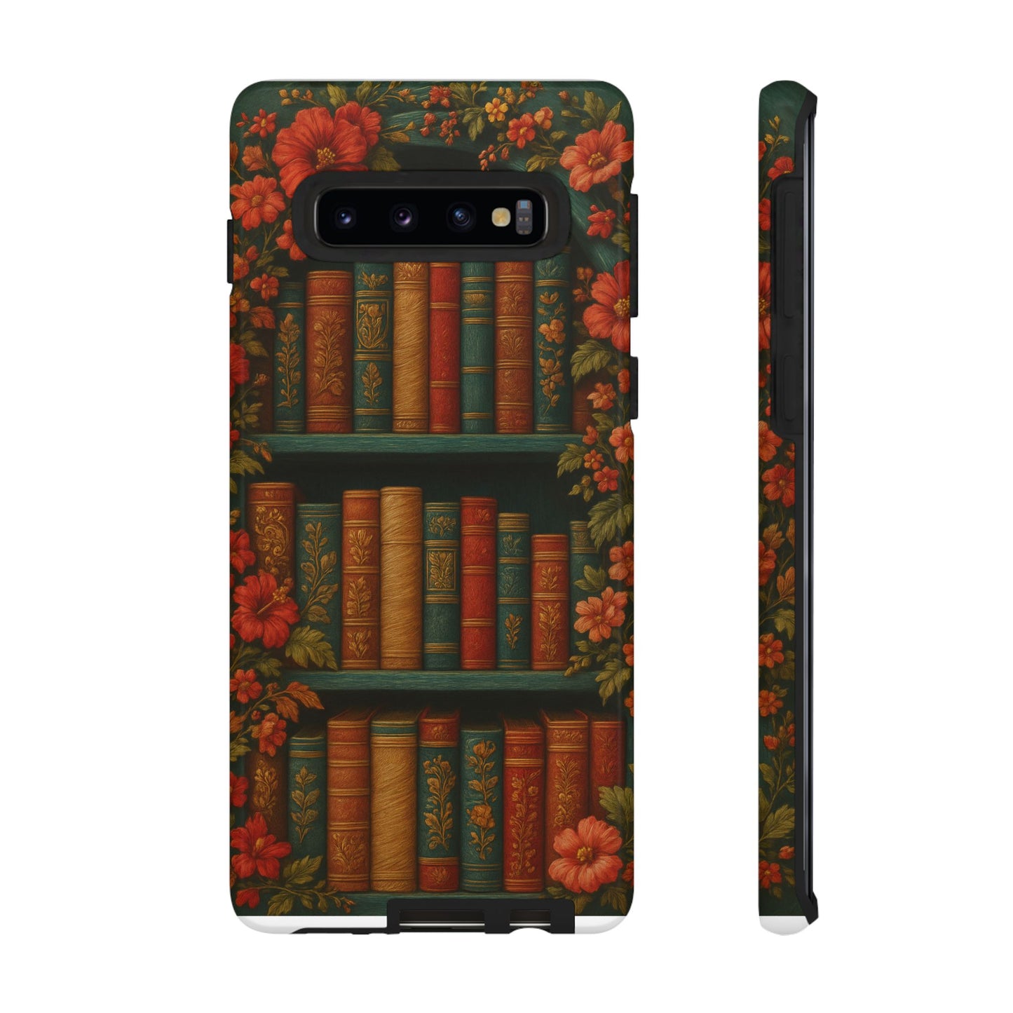 Phone Case - Bookshelf Vintage Book Lover's iPhone & Samsung Cover