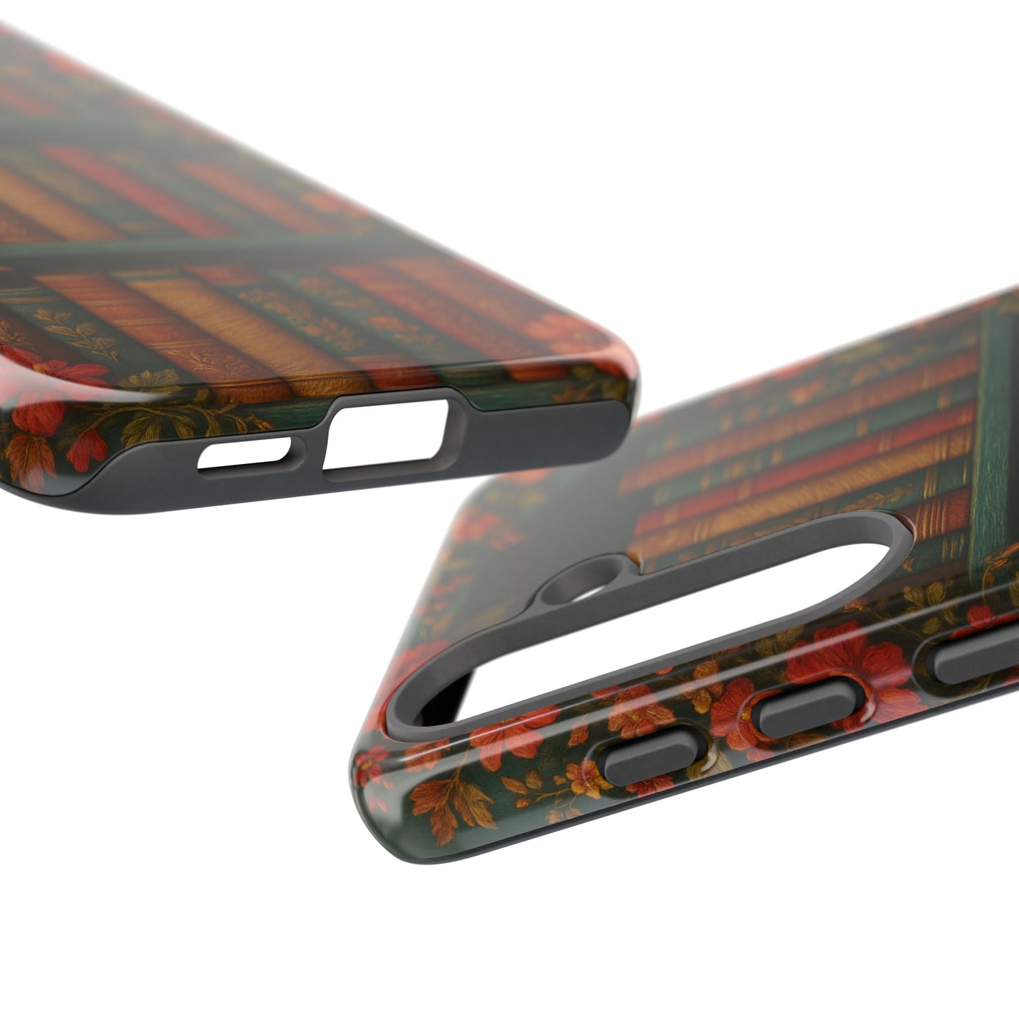 Phone Case - Bookshelf Vintage Book Lover's iPhone & Samsung Cover