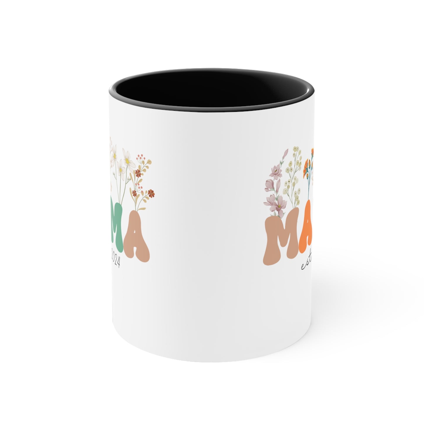 Mama Est 2024 Mug, Custom Birthday Mug for Mom