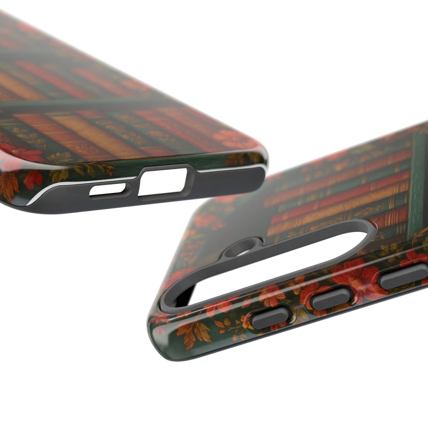 Phone Case - Bookshelf Vintage Book Lover's iPhone & Samsung Cover