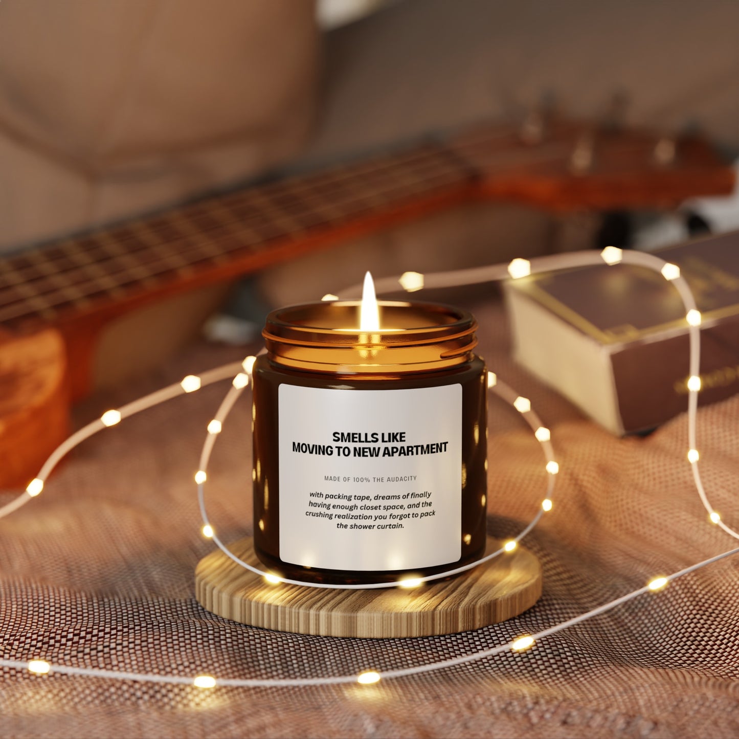 Smells Like Moving to New Apartment Candle, Housewarming Gift for Her