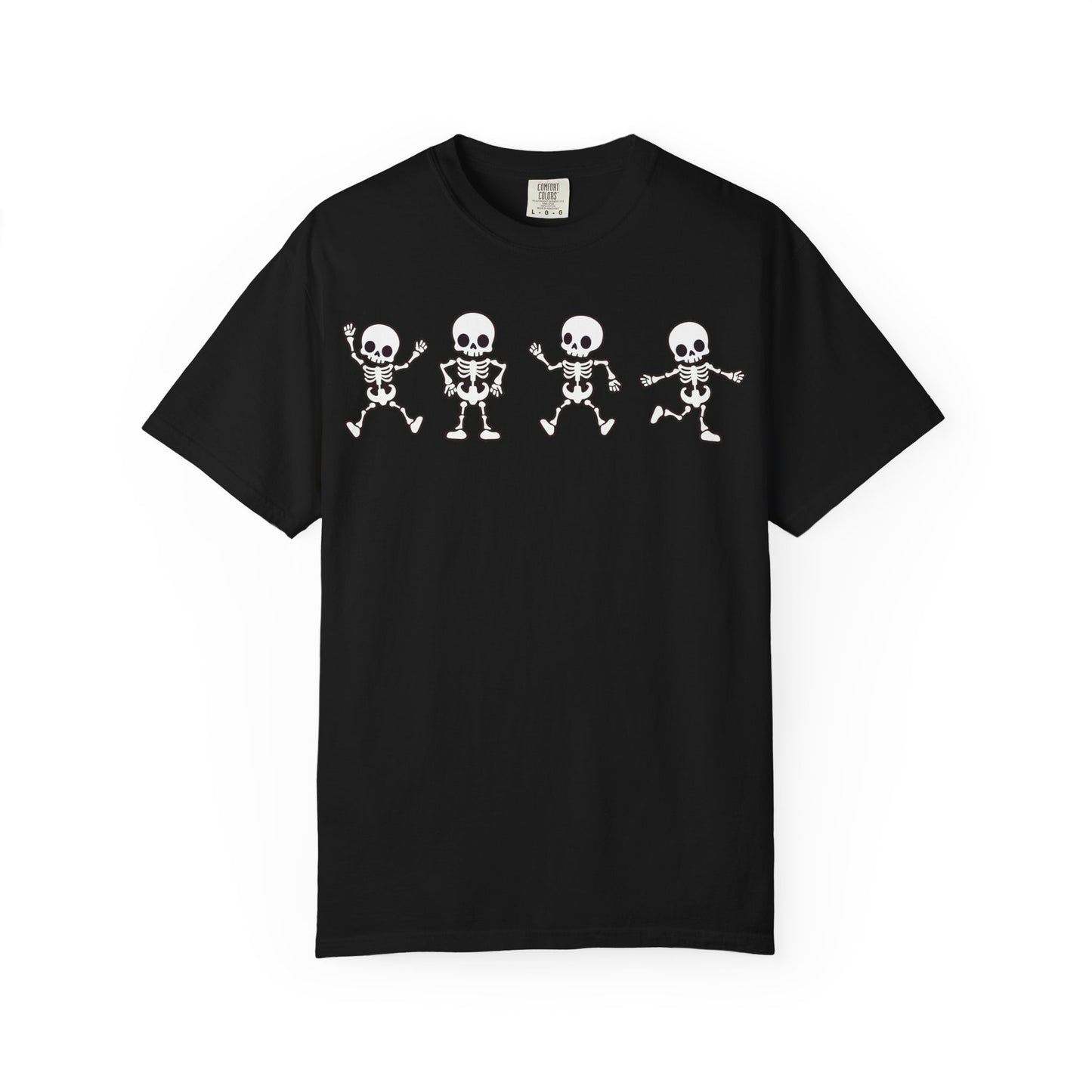 Dancing Skeletons Halloween T-Shirt – Fun Spooky Graphic Tee for Adults & Teens