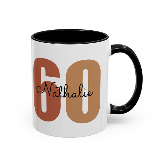 Personalized Birthday Year Mug with Name – Custom Coffee Cup