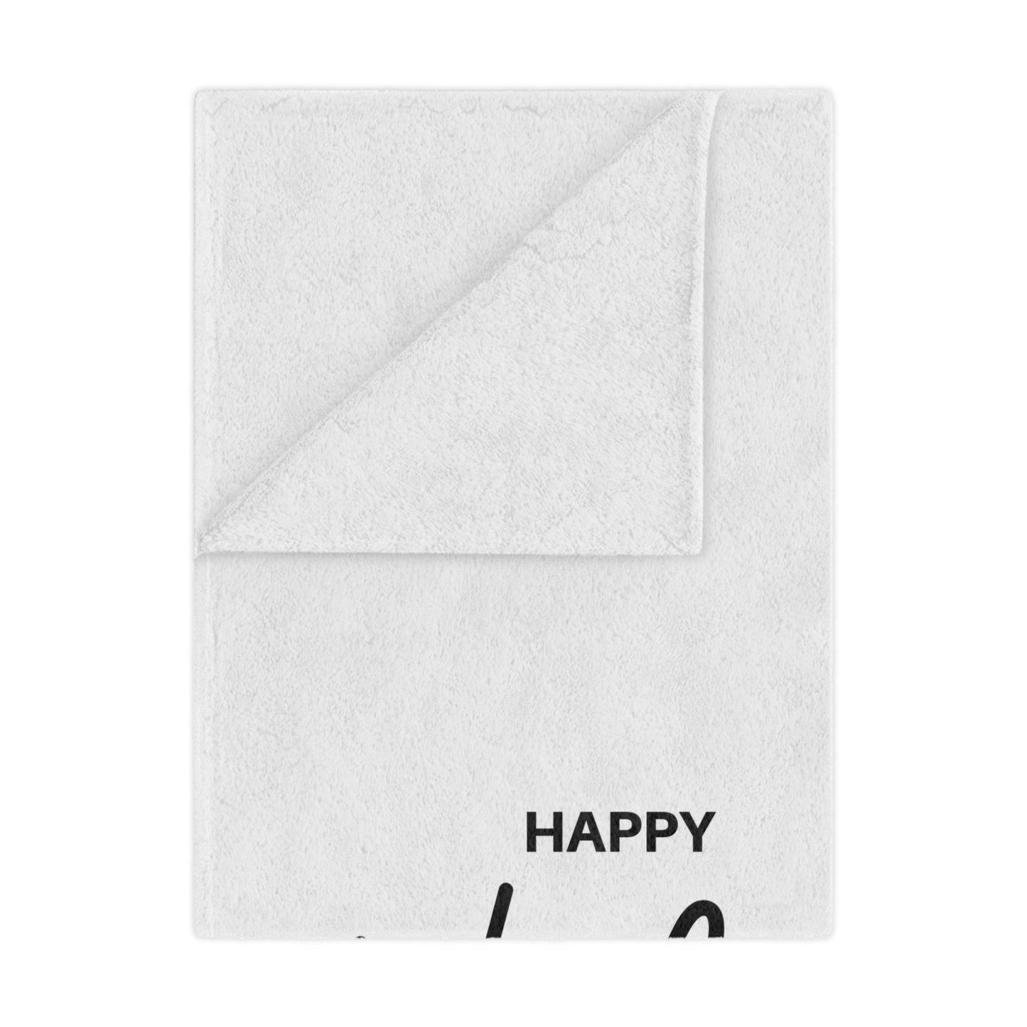 Happy Valentine with Flying Hearts Minky Blanket for Valentine