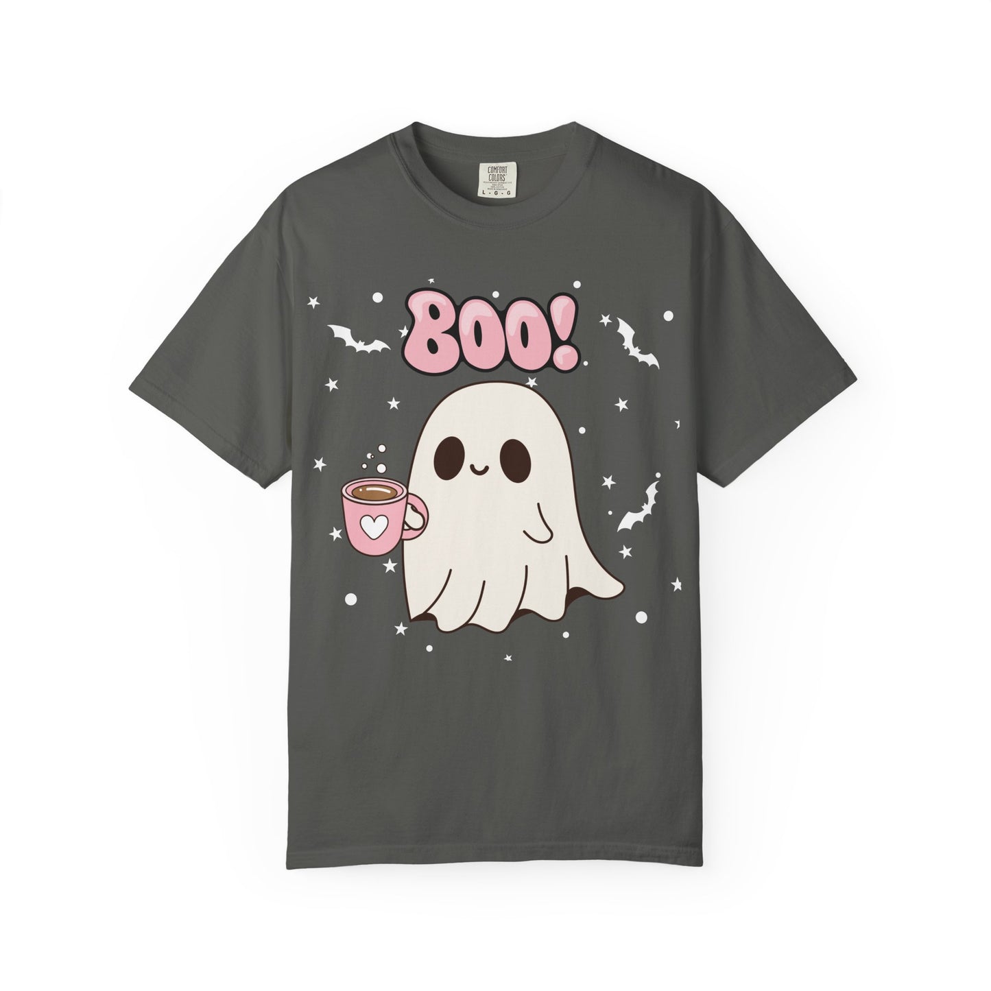 BOO Ghost Tee - Unisex Garment-Dyed T-shirt