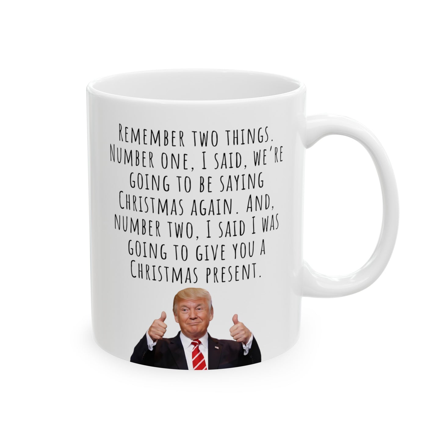 Funny Trump Mug for Husband, 11,15 oz, Trump Speech Mug for Husband