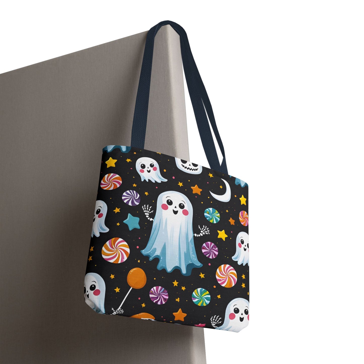 Halloween Canvas Tote Bag, Reusable and Stylish Bag for Trick-or-Treat Adventures, Halloween Parties, and Daily Use