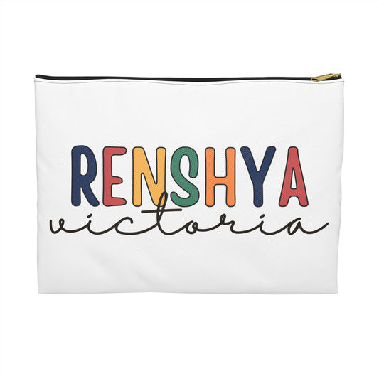 Birthday Gift for kids, Custom Name Pencil Case ,Canvas Birthday Pouch, Children & Preschool Accessories, Zipper Pouch