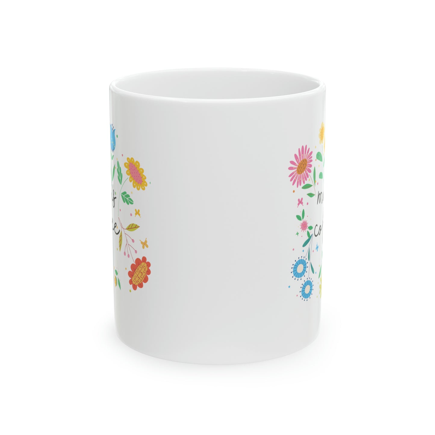 Mums Coffee Flower Mug, Mother's Day Gift