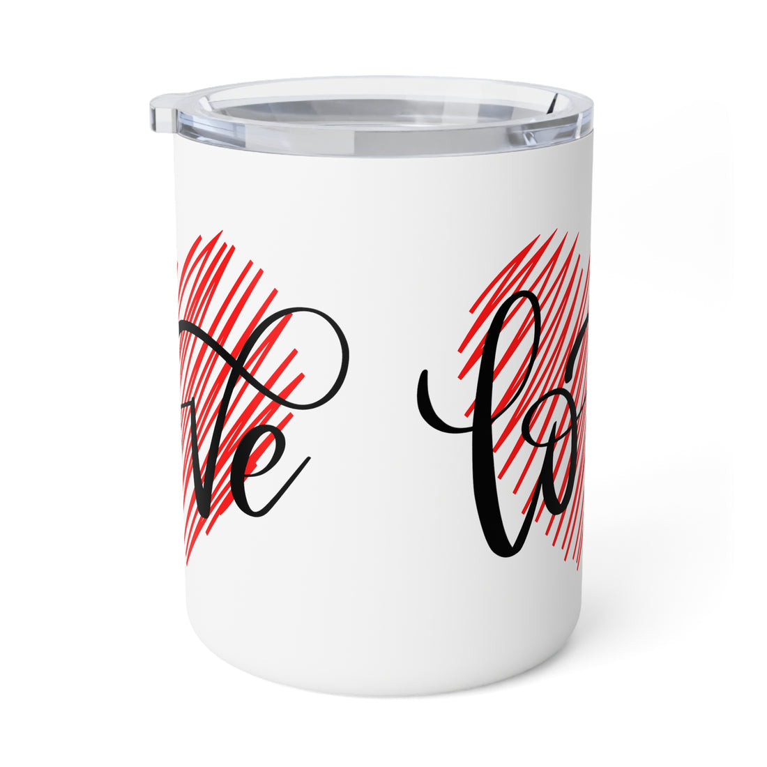 Love You Insulated Travel Coffee Mugs for Valentine's Day, 10 oz