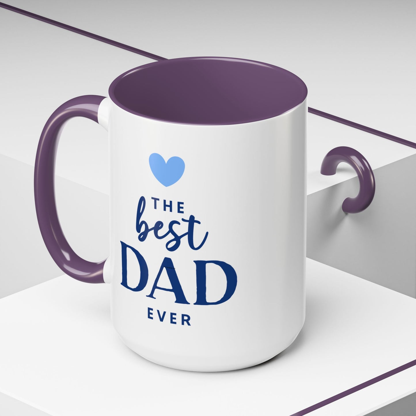 Best Dad Ever Coffee Mug – Personalized Father’s Day Gift for New Parent & Grandparent – 11oz, 15oz