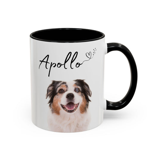 Customised Dog Birthday Coffee Mug, 11oz, Pet Name and Photo Mug