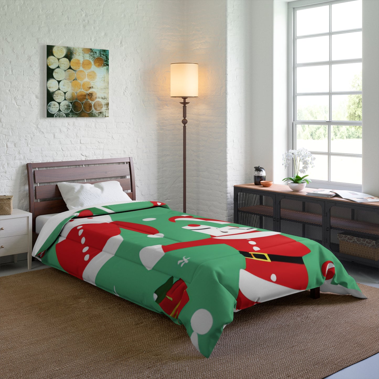 Cozy Christmas Comforter – Lightweight 100% Polyester Blanket