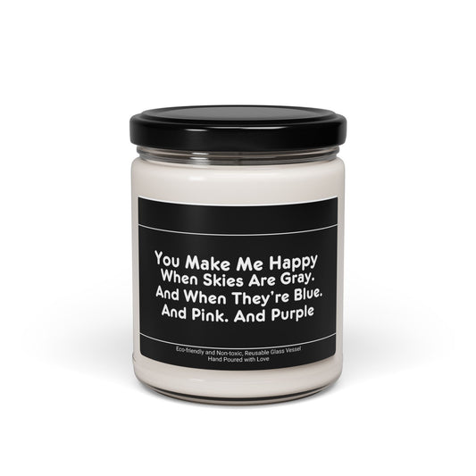 You Make Me Happy Scented Soy Candle, 9oz