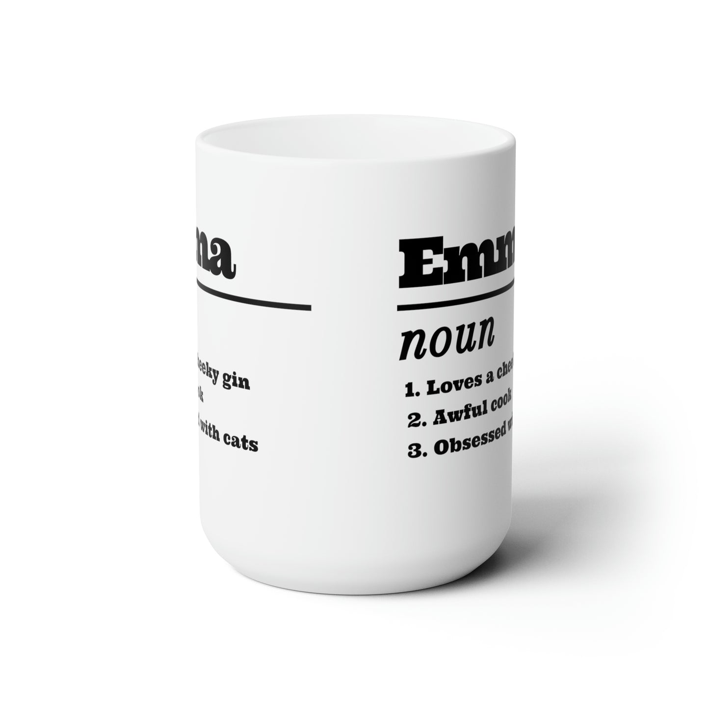 Customise Name Birthday Ceramic Mug 15oz