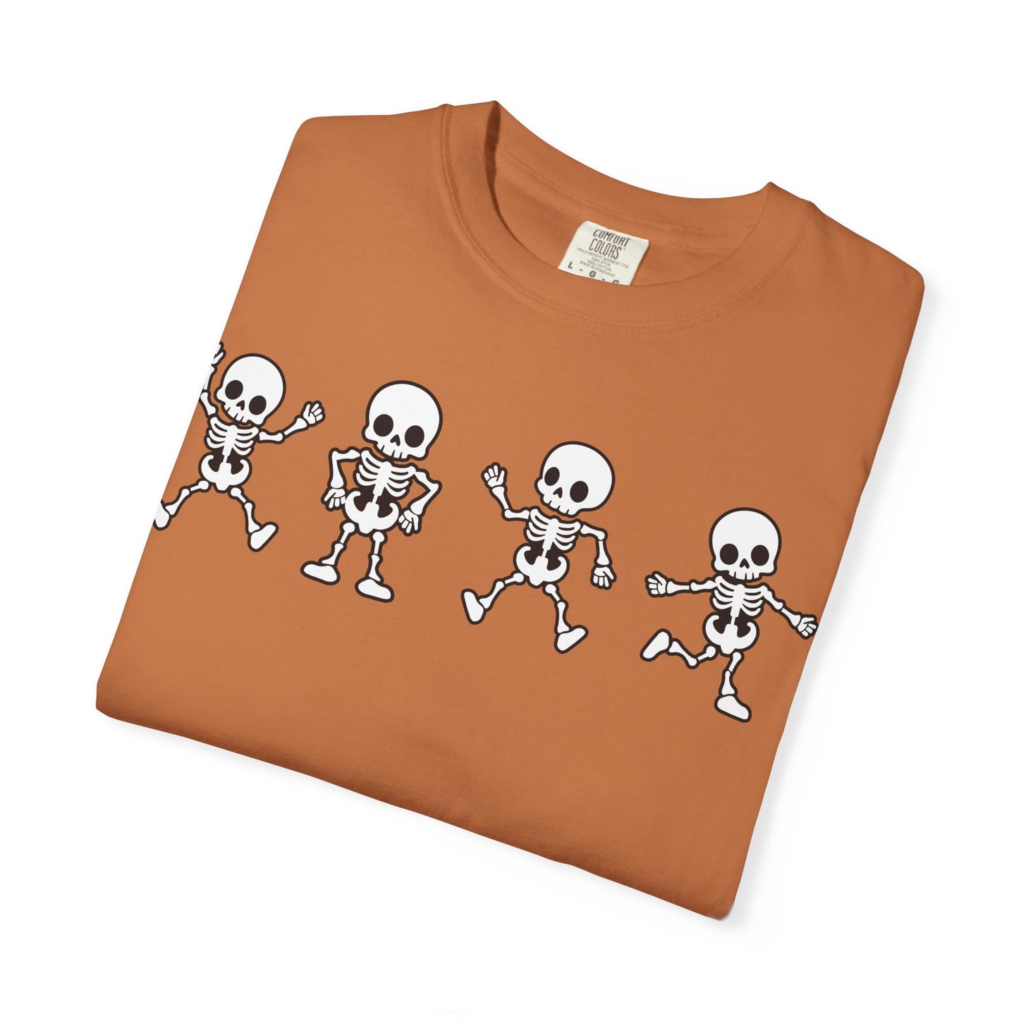 Dancing Skeletons Halloween T-Shirt – Fun Spooky Graphic Tee for Adults & Teens