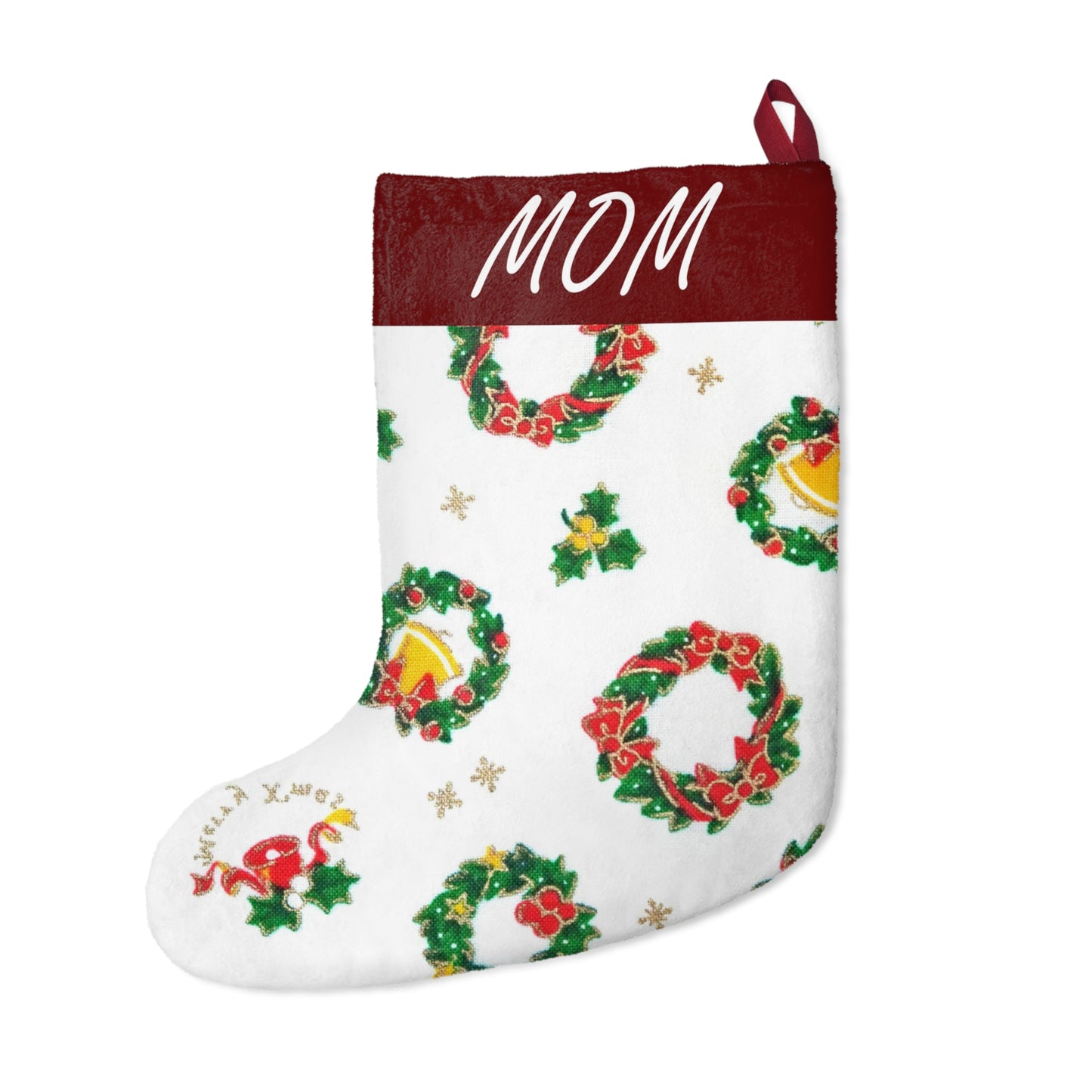 Custom Name Holiday Stocking – Stylish Décor for Christmas Morning