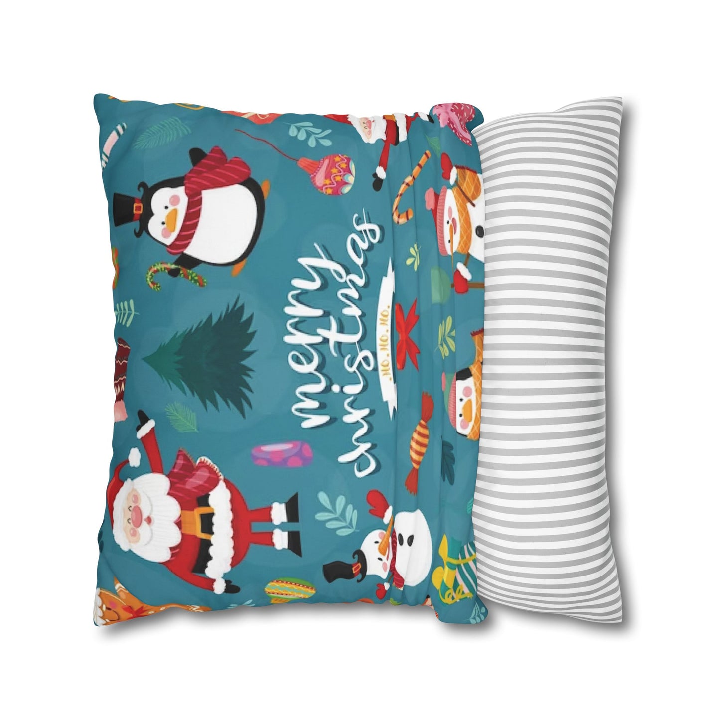 24x24 Christmas Pillow Cover, Multiple Designs