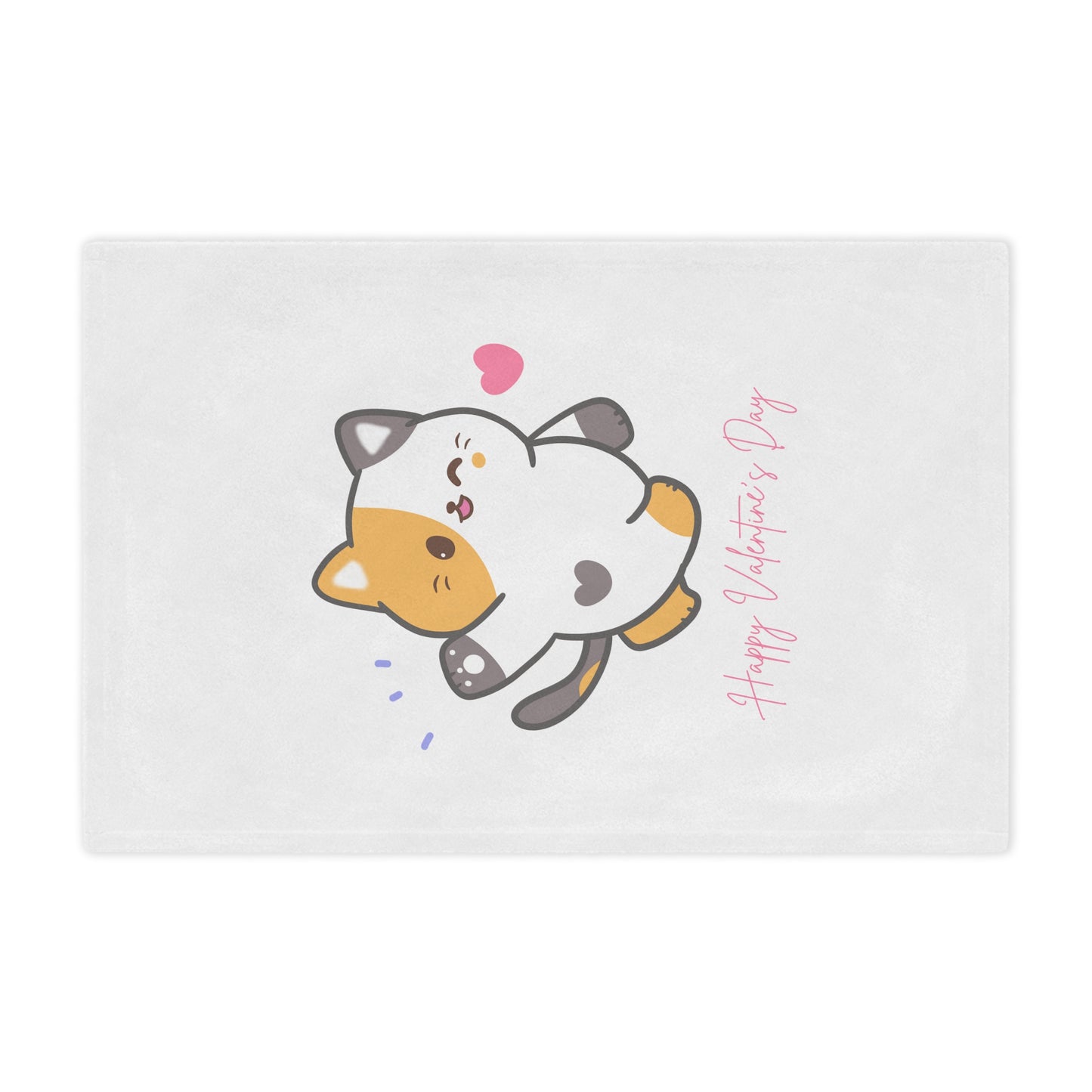 Happy Valentine Day Minky Blanket for Valentine