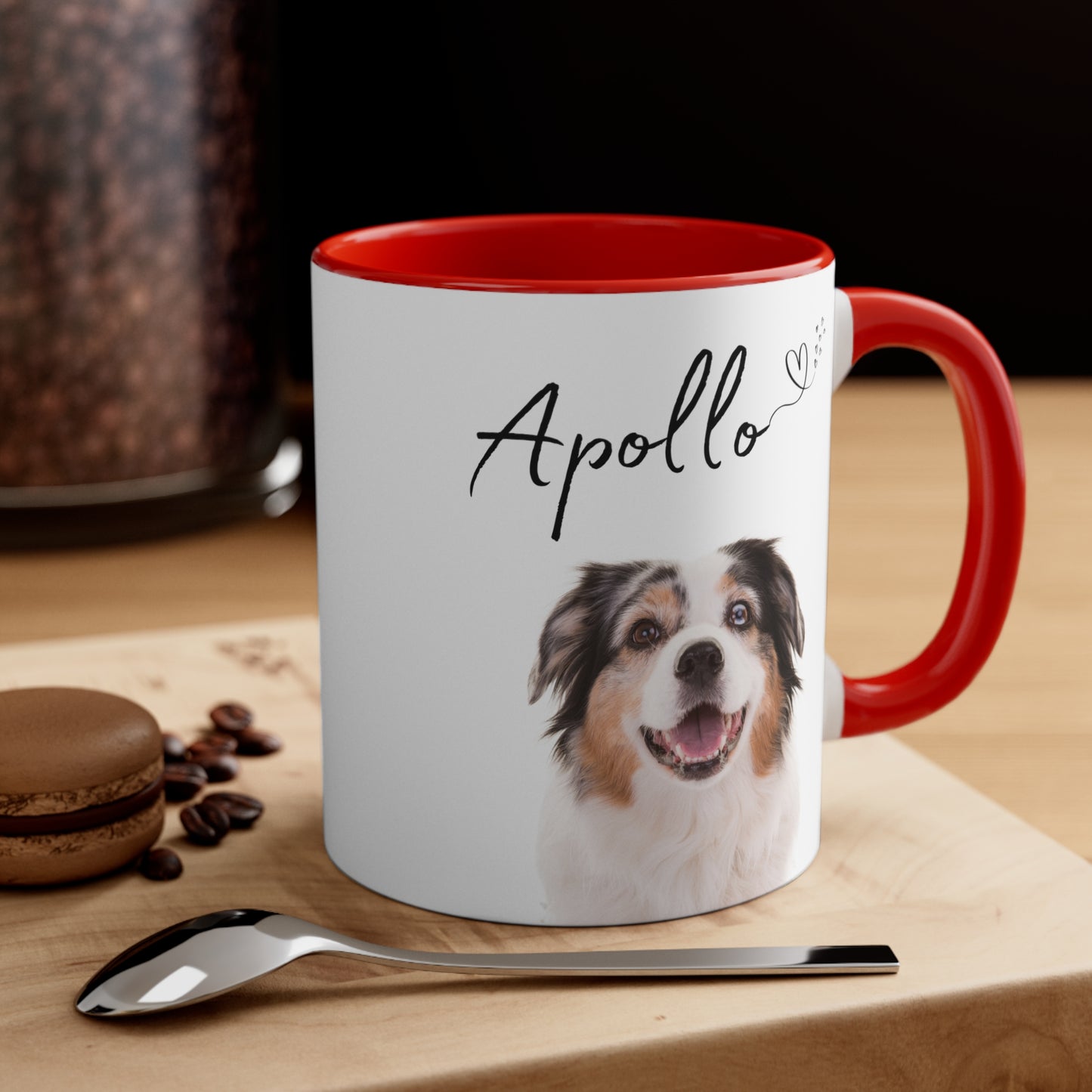 Customised Dog Birthday Coffee Mug, 11oz, Pet Name and Photo Mug