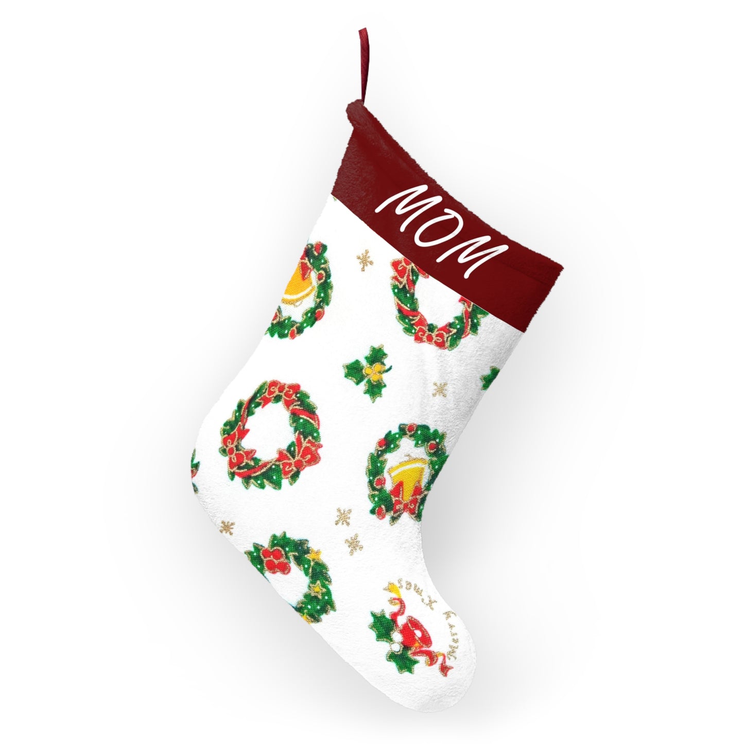 Custom Name Holiday Stocking – Stylish Décor for Christmas Morning