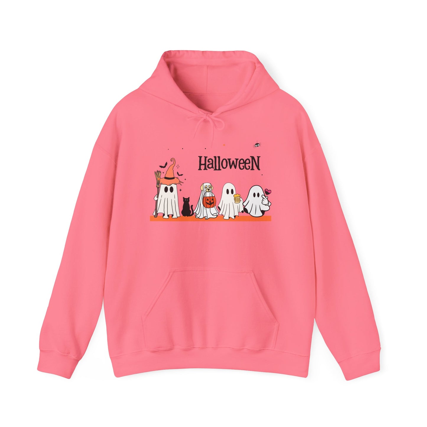 Costumed Cuties” Halloween Hoodie – Ghost Squad in Trick-or-Treat Mode