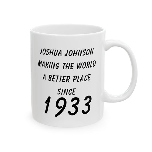 31st Birthday Mug, Since 1993 Birthday Custom Mug 11oz, White