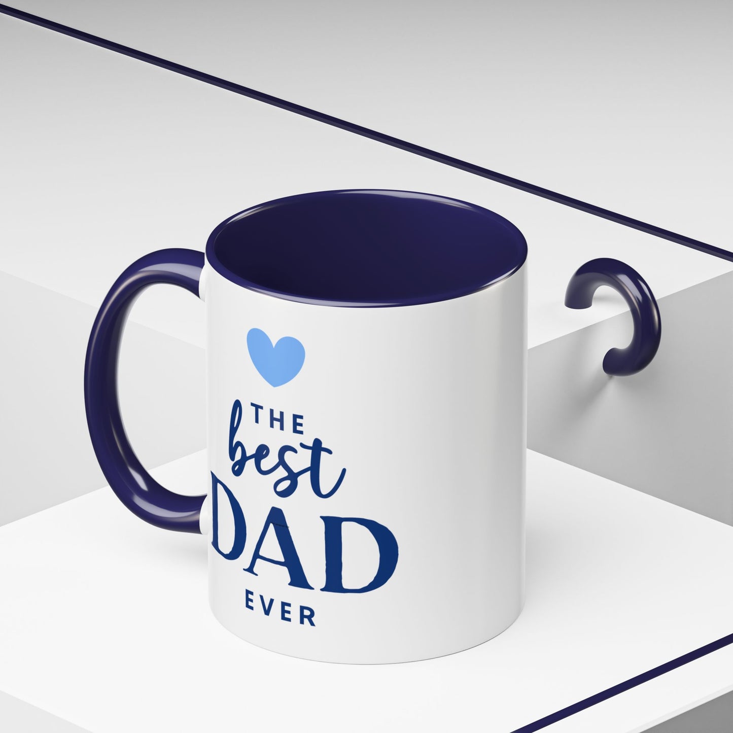 Best Dad Ever Coffee Mug – Personalized Father’s Day Gift for New Parent & Grandparent – 11oz, 15oz
