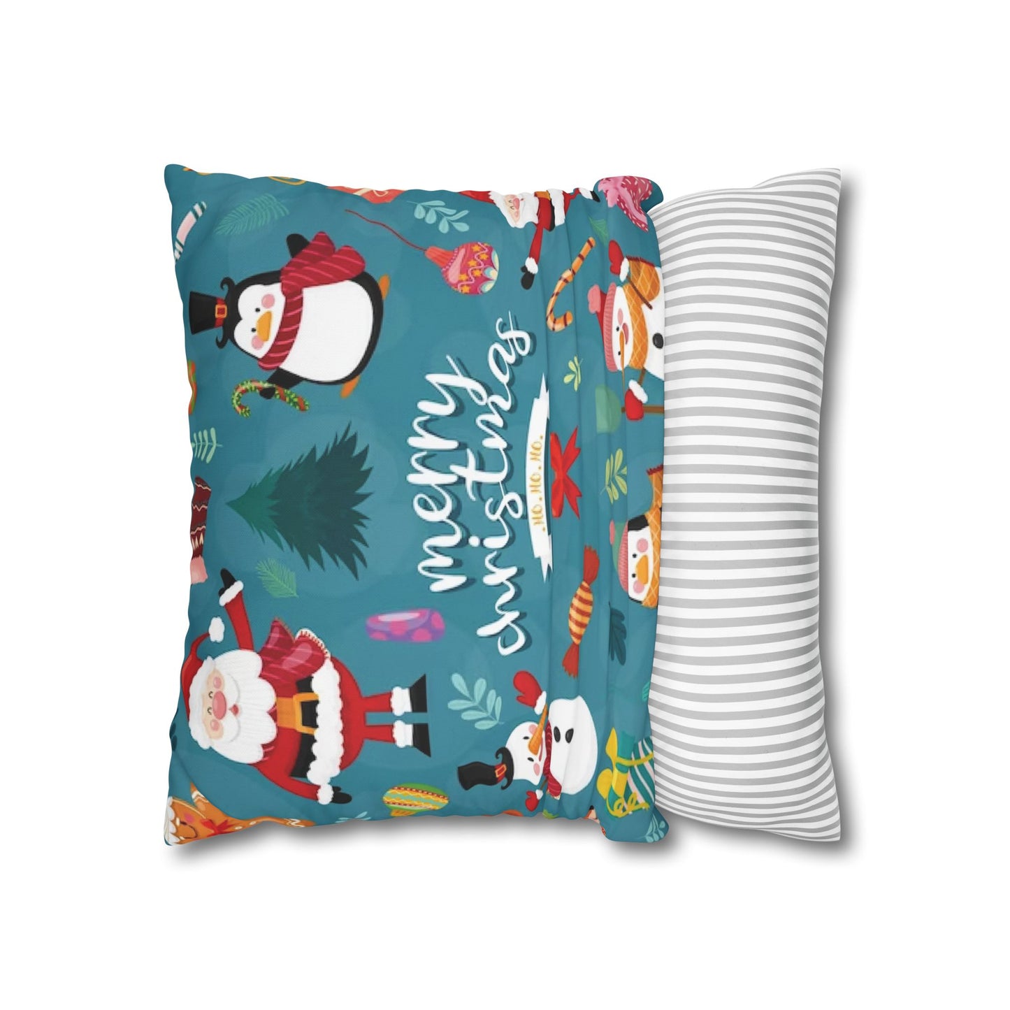 Christmas Pillow Covers 18x18 Spun Polyester