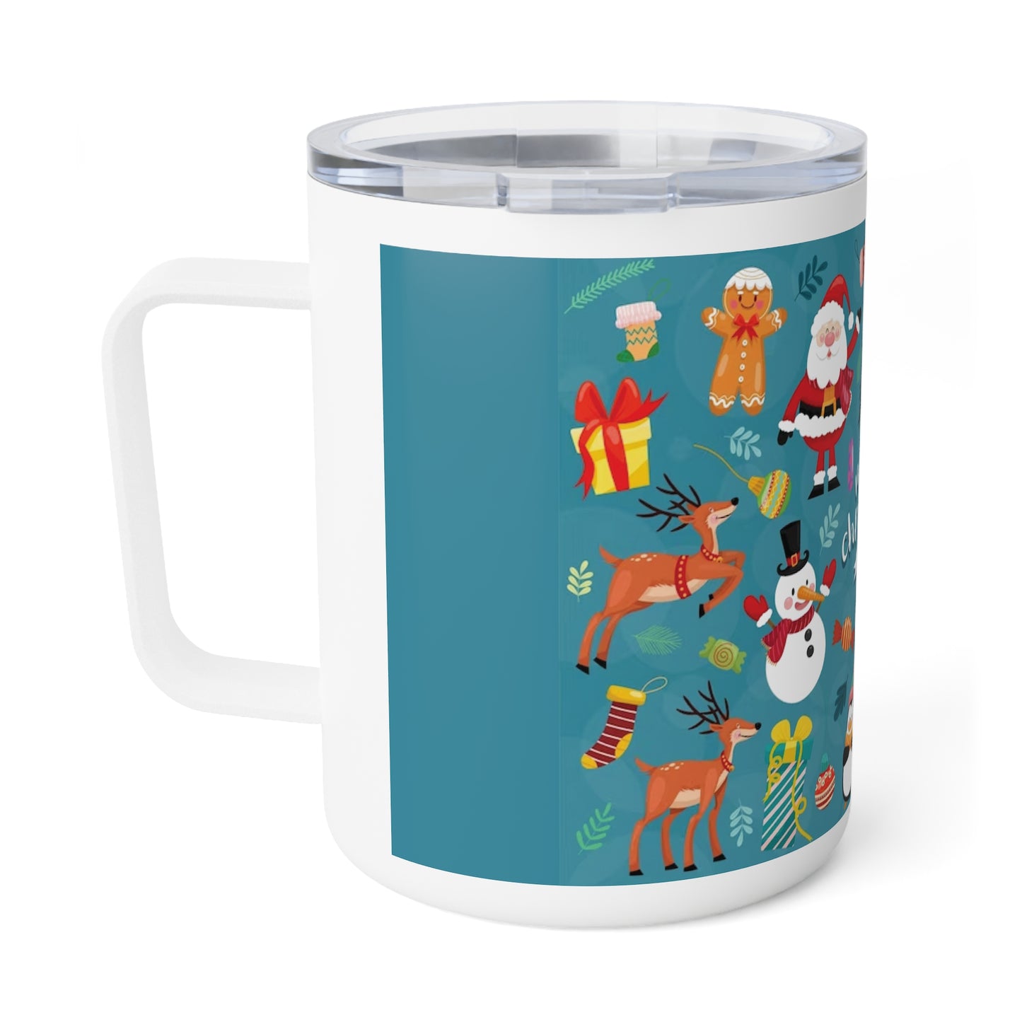 Insulated Christmas Mugs 10oz, Christmas Travel Mugs