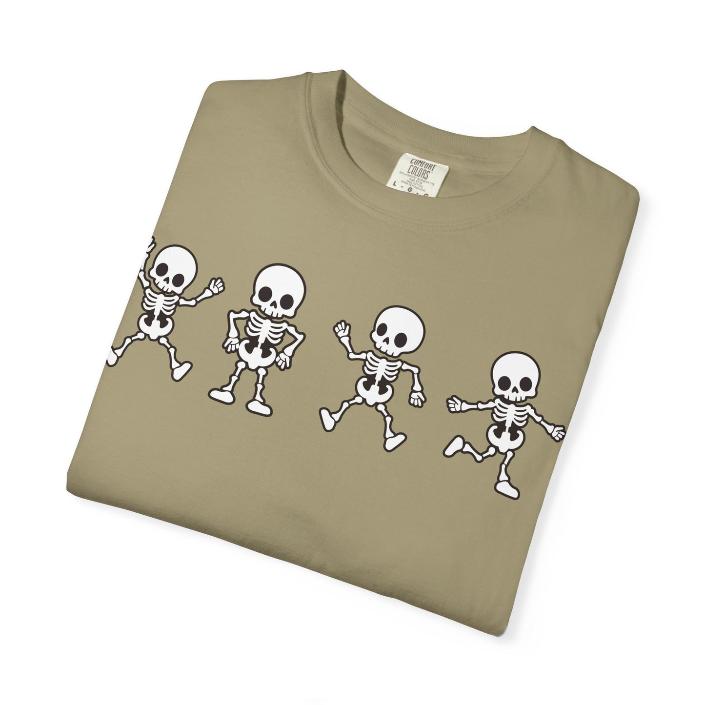 Dancing Skeletons Halloween T-Shirt – Fun Spooky Graphic Tee for Adults & Teens