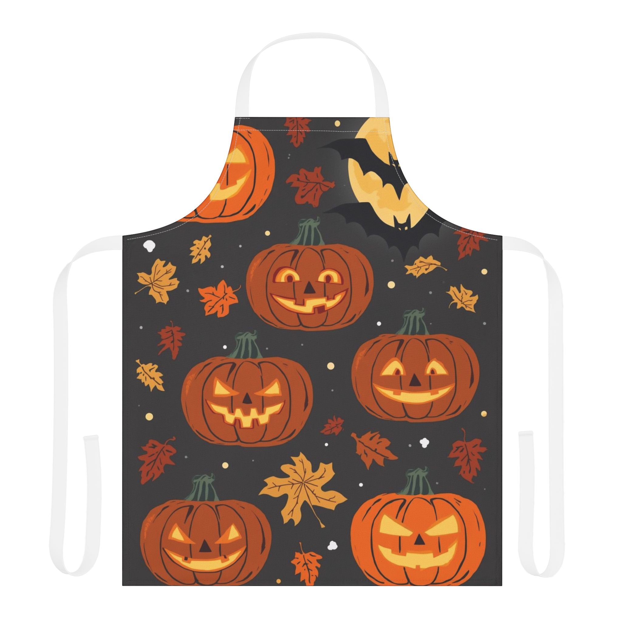 Halloween Apron – Festive Apron for Baking, Cooking, and Halloween Parties
