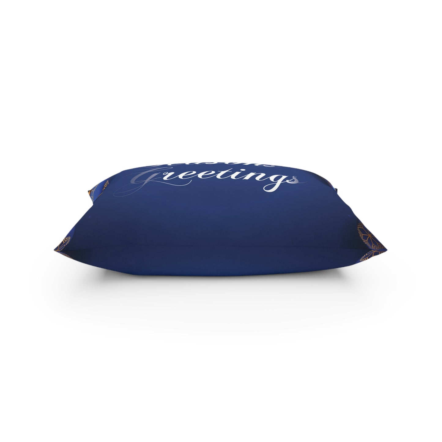 Hoilday Broadcloth Pillow, Dark Blue