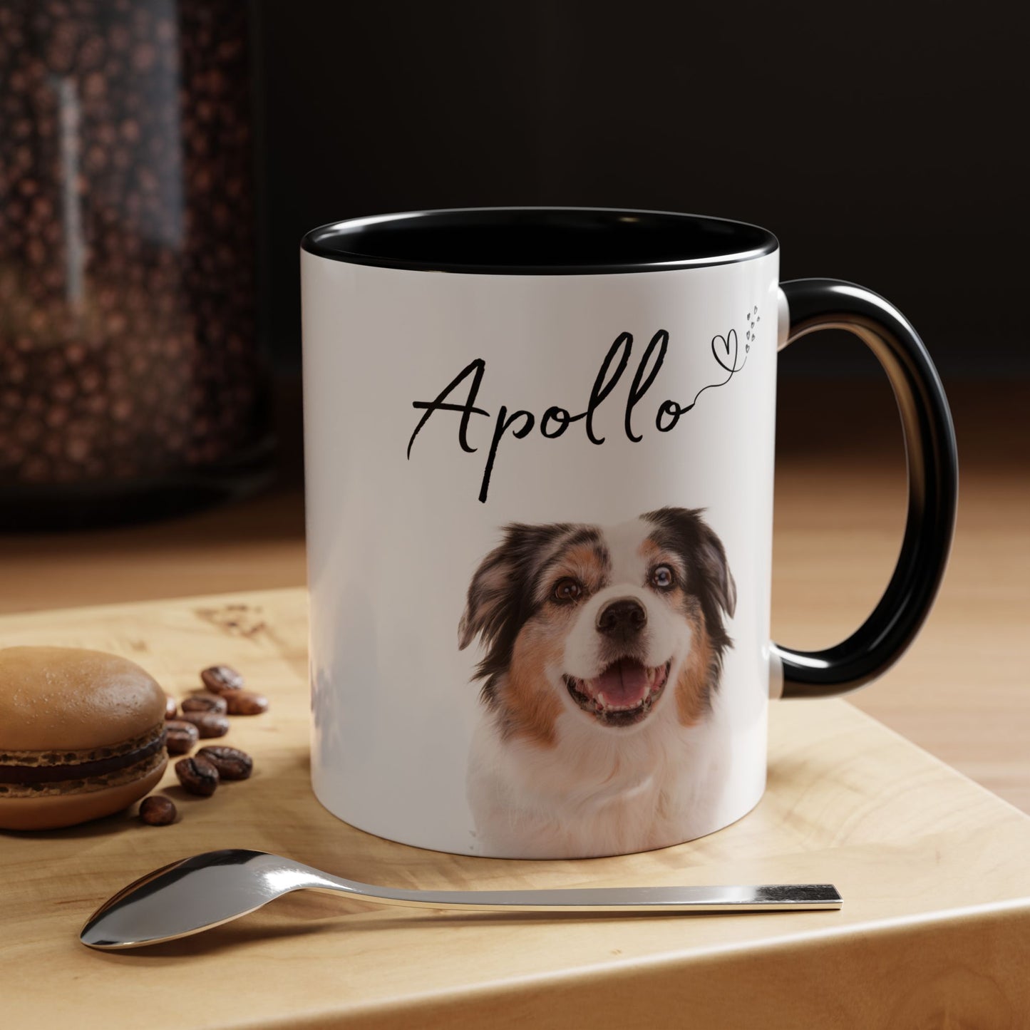 Customised Dog Birthday Coffee Mug, 11oz, Pet Name and Photo Mug