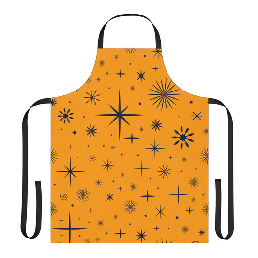 Bright Star-Pattern Apron – Ideal Gift for Cooking or Crafting