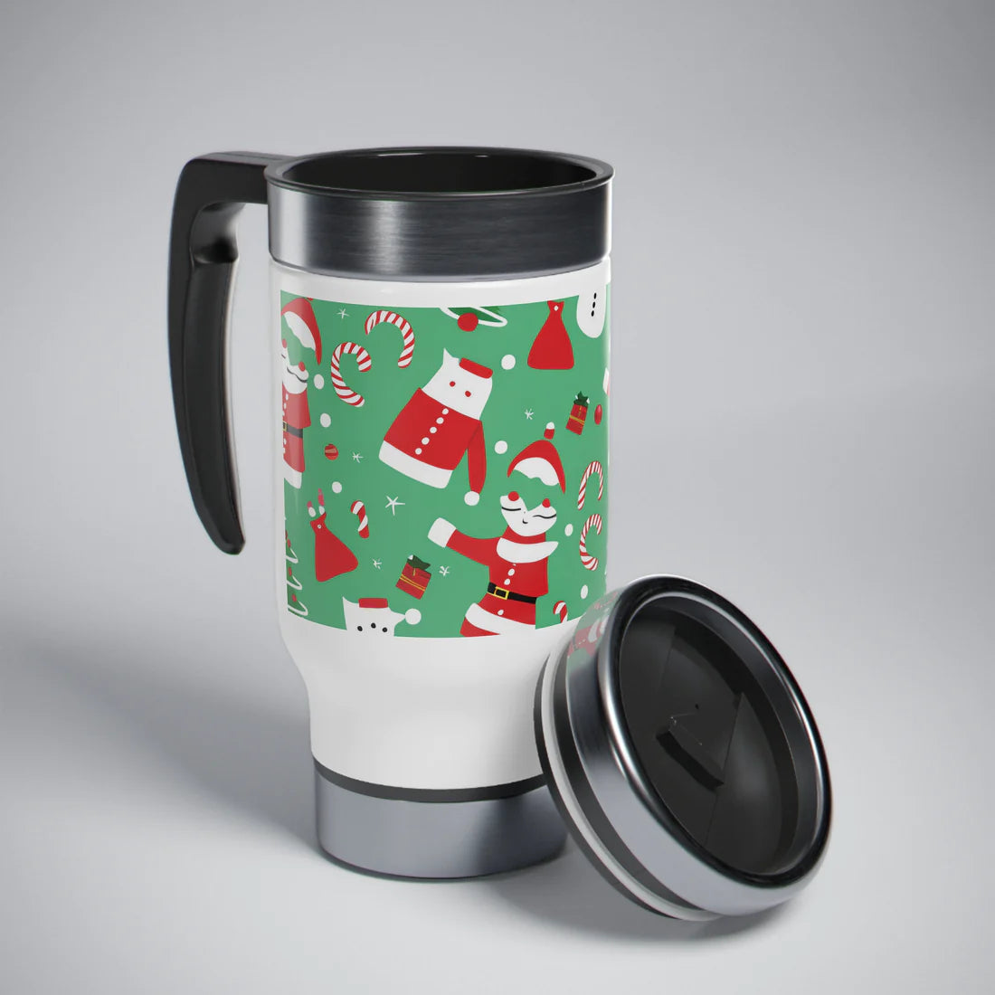 Christmas Travel Mug, 15 oz, Christmas Coffee Mug Gift